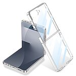 Θήκη Samsung Galaxy Z Flip7 5G GKK Διάφανο προστατευτικό V2 με ανθεκτική κατασκευή και ενσωματωμένη προστασία μικρής οθόνης και κάμερας