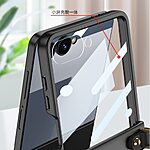 Θήκη Samsung Galaxy Z Flip7 5G GKK Full Premium Protection με προστασία οθόνης Tempered Glass και κορδονάκι για το χέρι από σκληρό πλαστικό ροζ - Image 4