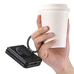 Θήκη Samsung Galaxy Z Flip7 5G SUTENI Magnetic Series με Rotating Kickstand ring για βάση στήριξης, συμβατό με MagSafe φορτιστή Πλάτη TPU μαύρο - Image 5