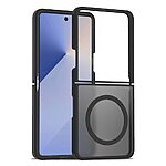 Θήκη Samsung Galaxy Z Flip7 5G OEM Shockproof συμβατό με MagSafe φορτιστή Πλάτη TPU μαύρο