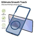 Θήκη Samsung Galaxy Z Flip7 5G OEM Shockproof συμβατό με MagSafe φορτιστή Πλάτη TPU μπλε - Image 2