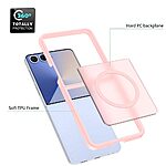 Θήκη Samsung Galaxy Z Flip7 5G OEM Shockproof συμβατό με MagSafe φορτιστή Πλάτη TPU ροζ - Image 5