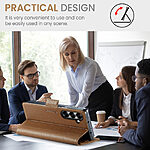 Θήκη Samsung Galaxy Z Fold7 5G CASEME 023 Series Πορτοφόλι με βάση στήριξης, υποδοχές καρτών και μαγνητικό κούμπωμα από συνθετικό δέρμα και TPU καφέ - Image 3