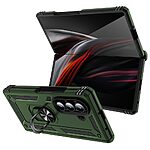 Θήκη Samsung Galaxy Z Fold7 5G Mad Mask Πλάτη Thin Armor με Μαγνητικό δαχτυλίδι και Βάση στήριξης TPU πράσινο σκούρο - Image 2