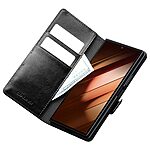 Θήκη Samsung Galaxy Z Fold7 5G QIALINO book v4 με μαγνητικό κούμπωμα από Premium αυθεντικό δέρμα Genuine Cowhide μαύρο - Image 2