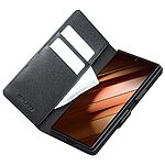 Θήκη Samsung Galaxy Z Fold7 5G QIALINO book v5 με μαγνητικό κούμπωμα από Premium αυθεντικό δέρμα Genuine Cowhide μαύρο - Image 2