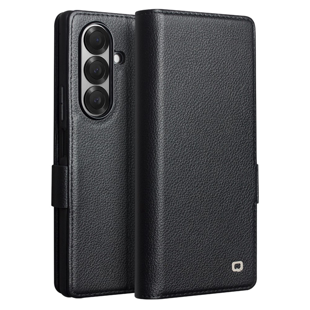 Θήκη Samsung Galaxy Z Fold7 5G QIALINO book v5 με μαγνητικό κούμπωμα από Premium αυθεντικό δέρμα Genuine Cowhide μαύρο Θήκη Samsung Galaxy Z Fold7 5G QIALINO book v5 με μαγνητικό κούμπωμα από Premium αυθεντικό δέρμα Genuine Cowhide μαύρο