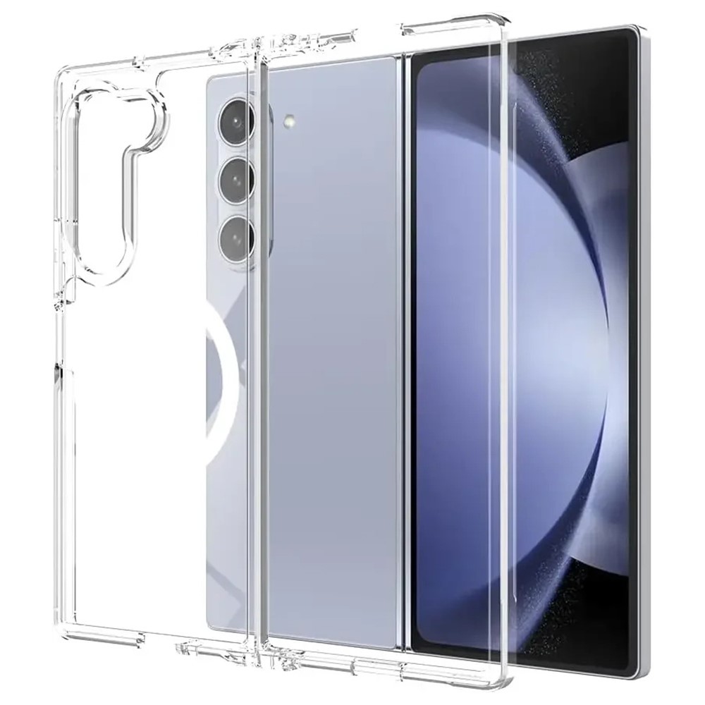 Θήκη Samsung Galaxy Z Fold7 5G OEM Clear Style Shockproof V2 συμβατό με MagSafe φορτιστή Transparent Πλάτη TPU Θήκη Samsung Galaxy Z Fold7 5G OEM Clear Style Shockproof V2 συμβατό με MagSafe φορτιστή Transparent Πλάτη TPU