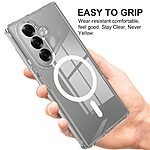 Θήκη Samsung Galaxy Z Fold7 5G OEM Clear Style Shockproof V3 συμβατό με MagSafe φορτιστή Transparent Πλάτη TPU - Image 3