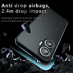 Θήκη Xiaomi Poco F7 5G BASEUS Skin Sensation Series Case Thin με matte επιφάνεια και ενισχυμένο Lens Protection Πλάτη TPU μαύρο - Image 4