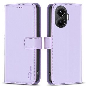 Θήκη Xiaomi Poco F7 5G BINFEN COLOR Leather Wallet series 12 με βάση στήριξης