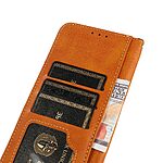 Θήκη Xiaomi Poco F7 5G KHAZNEH Leather Wallet Golden Clasp με βάση στήριξης, υποδοχές καρτών και μαγνητικό κούμπωμα μαύρο - Image 4