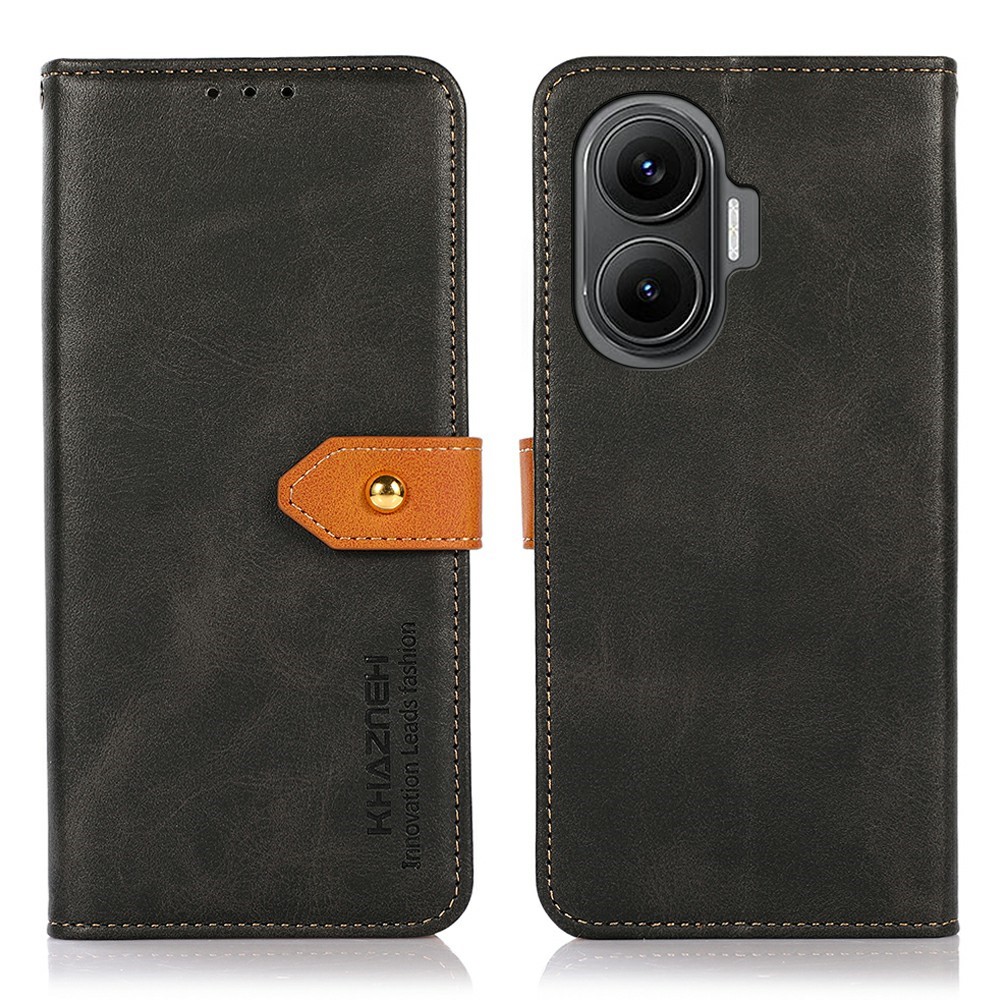 Θήκη Xiaomi Poco F7 5G KHAZNEH Leather Wallet Golden Clasp με βάση στήριξης Θήκη Xiaomi Poco F7 5G KHAZNEH Leather Wallet Golden Clasp με βάση στήριξης