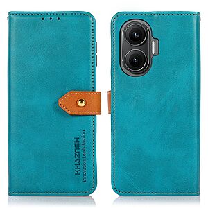 Θήκη Xiaomi Poco F7 5G KHAZNEH Leather Wallet Golden Clasp με βάση στήριξης