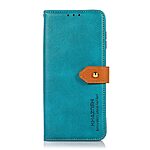 Θήκη Xiaomi Poco F7 5G KHAZNEH Leather Wallet Golden Clasp με βάση στήριξης, υποδοχές καρτών και μαγνητικό κούμπωμα μπλε - Image 5