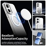 Θήκη Xiaomi Poco F7 5G Mad Mask Anti-Slip Shockproof συμβατό με MagSafe φορτιστή Transparent Πλάτη TPU λευκό - Image 2