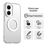 Θήκη Xiaomi Poco F7 5G Mad Mask Anti-Slip Shockproof συμβατό με MagSafe φορτιστή Transparent Πλάτη TPU λευκό - Image 5