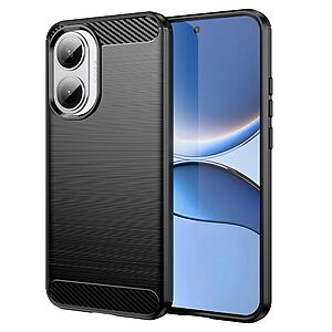 Θήκη Xiaomi Poco F7 5G Mad Mask Brushed TPU Carbon Πλάτη μαύρο