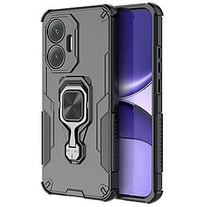 Kickstand και Βάση στήριξης από σκληρό Premium TPU μαύρο