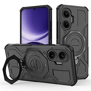 Θήκη Xiaomi Poco F7 5G Mad Mask Πλάτη Military Protection με Μαγνητικό δαχτυλίδι