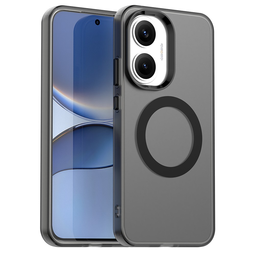 Θήκη Xiaomi Poco F7 5G Mad Mask Anti-Slip Shockproof συμβατό με MagSafe φορτιστή Transparent Πλάτη TPU μαύρο Θήκη Xiaomi Poco F7 5G Mad Mask Anti-Slip Shockproof συμβατό με MagSafe φορτιστή Transparent Πλάτη TPU μαύρο