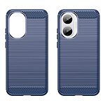 Θήκη Xiaomi Poco F7 5G Mad Mask Brushed TPU Carbon Πλάτη μπλε - Image 2