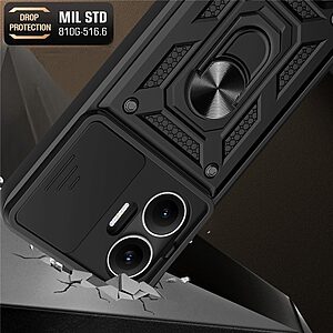 Kickstand και Βάση στήριξης από σκληρό Premium TPU μπλε