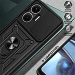 Θήκη Xiaomi Poco F7 5G Mad Mask Camshield Armor Guard v3 Πλάτη με προστασία για την κάμερα, Kickstand και Βάση στήριξης από σκληρό Premium TPU μπλε - Image 3