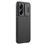 Θήκη Xiaomi Poco F7 5G NiLLkin Camshield Texture Pro Magnetic Series Πλάτη με προστασία για την κάμερα από σκληρό Premium TPU μαύρο