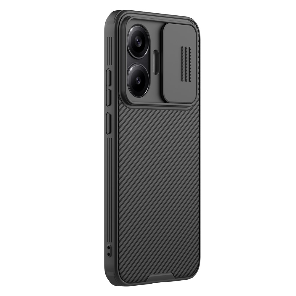 Θήκη Xiaomi Poco F7 5G NiLLkin Camshield Fiber Texture Series Πλάτη με προστασία για την κάμερα από σκληρό Premium TPU μαύρο Θήκη Xiaomi Poco F7 5G NiLLkin Camshield Fiber Texture Series Πλάτη με προστασία για την κάμερα από σκληρό Premium TPU μαύρο