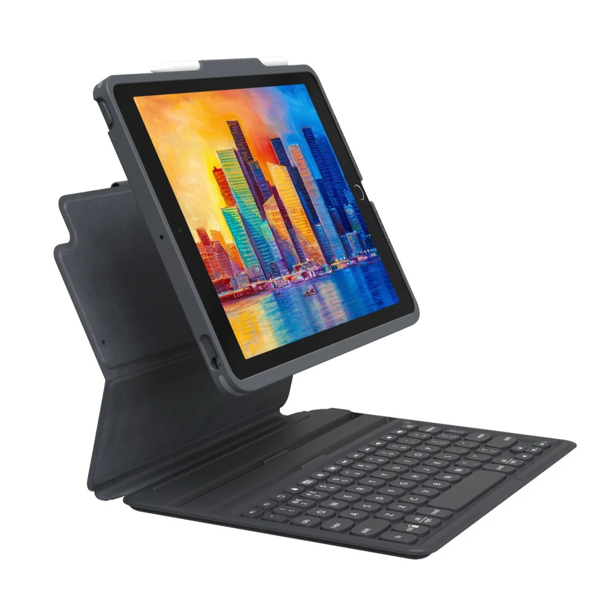 zagg_pro-keys_hero_3_1 ZAGG Pro Keys Θήκη με πληκτρολόγιο για Apple iPad 10,2″ (7ης / 8ης / 9ης Γενιάς) σε charcoal χρώμα (UK) – 103407134 - Image 1