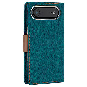 υποδοχές καρτών και μαγνητικό κούμπωμα για iPhone 17 Air - πράσινο/ καφέ