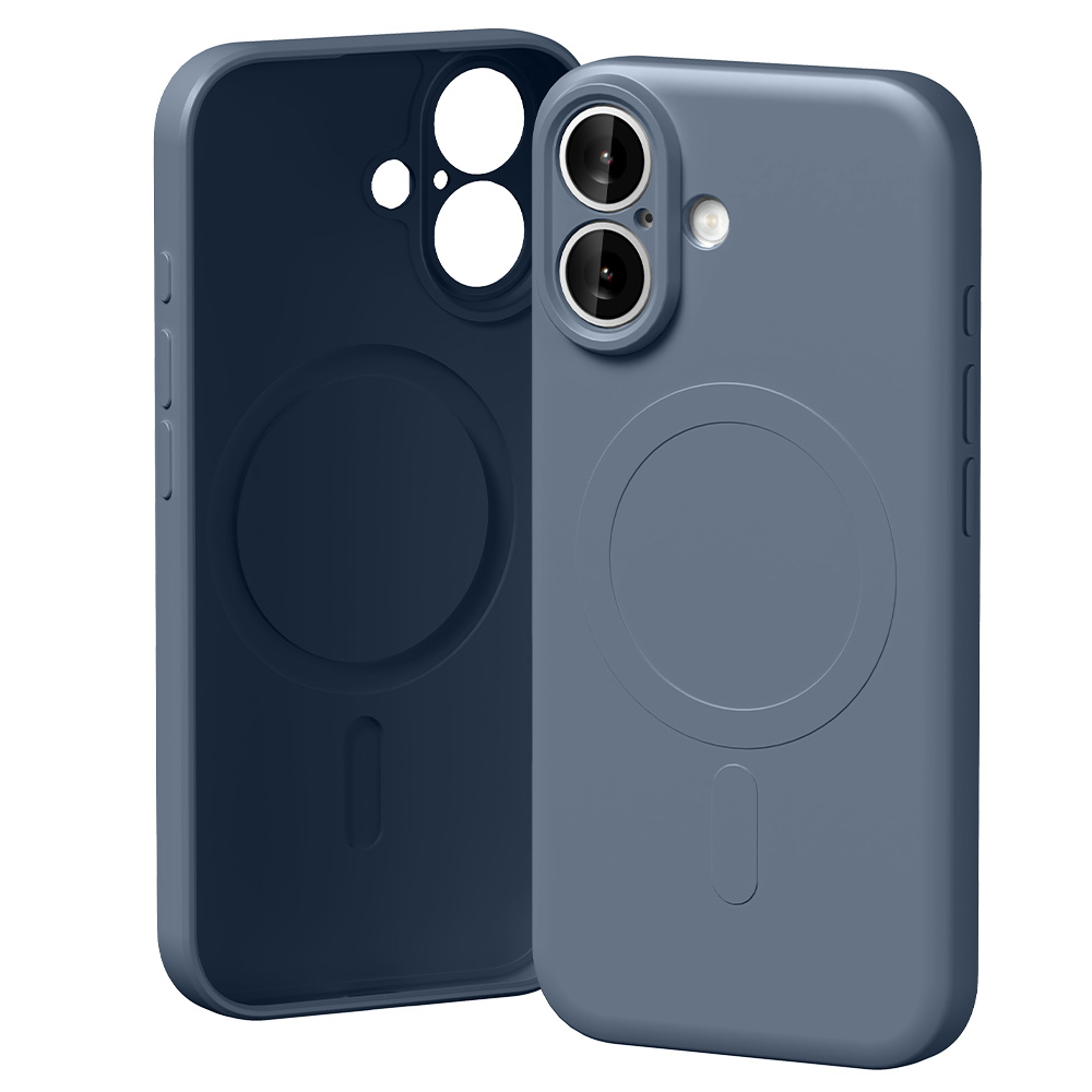 Θήκη Mercury Goospery® Semi Silicon MagSafe για iPhone 17 - μπλε Θήκη Mercury Goospery® Semi Silicon MagSafe για iPhone 17 - μπλε
