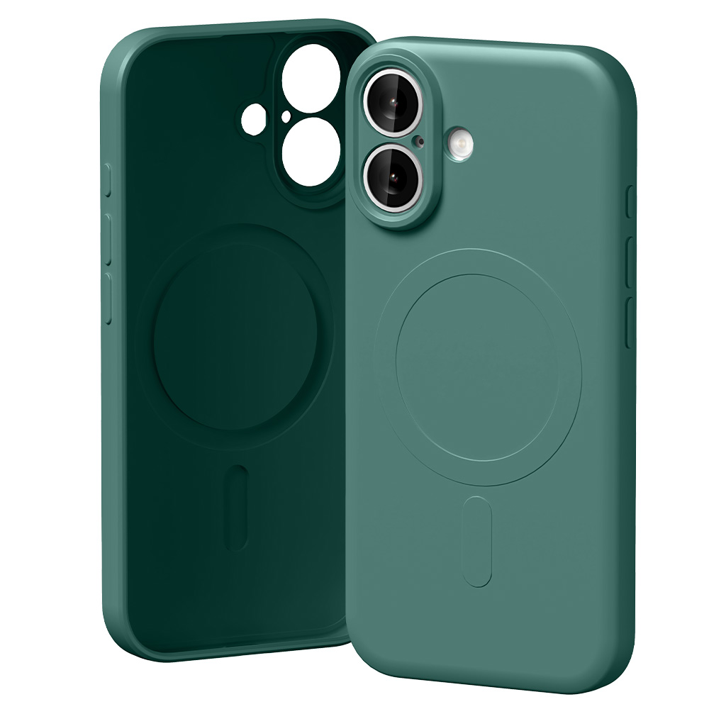 Θήκη Mercury Goospery® Semi Silicon MagSafe για iPhone 17 - πράσινο Θήκη Mercury Goospery® Semi Silicon MagSafe για iPhone 17 - πράσινο