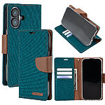 υποδοχές καρτών και μαγνητικό κούμπωμα για iPhone 17 - πράσινο/ καφέ