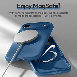 Θήκη Mercury Goospery® Semi Silicon MagSafe για iPhone 17 Pro Max- μπλε