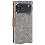 υποδοχές καρτών και μαγνητικό κούμπωμα για iPhone 17 Pro Max - γκρι/ καφέ