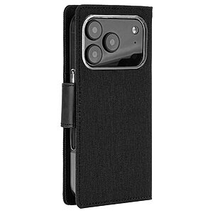 υποδοχές καρτών και μαγνητικό κούμπωμα για iPhone 17 Pro - μαύρο