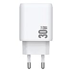 Ταχυφορτιστής Τοίχου AMORUS - GaN 30W - USB-C & USB-A - Dual Port - EU Plug - Εικόνα 3